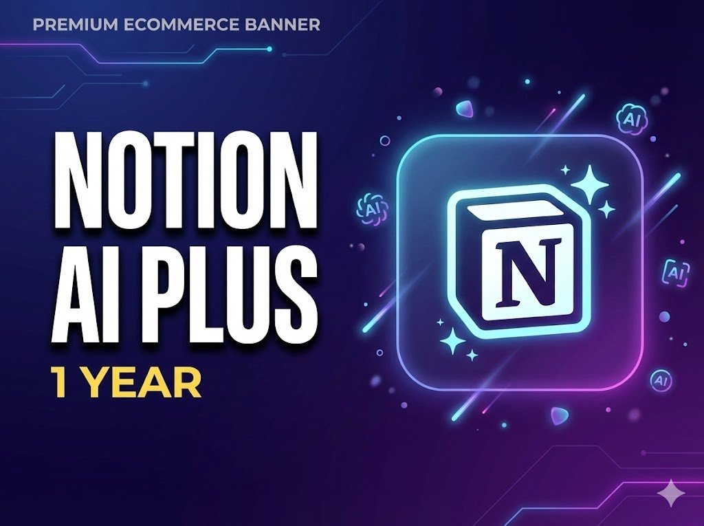 Notion AI Plus – 1 Year Official Subscription (Email Activation)
